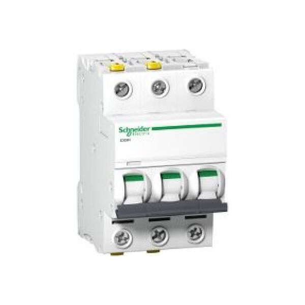 Schneider Electric Wyłącznik nadprądowy 3P B 6A 10kA AC iC60H-B6-3 (A9F06306) 3338379 3606480437984