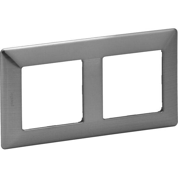 Legrand Ramka podwójna Valena Life stalowa (754152) 3344357 3414970455161