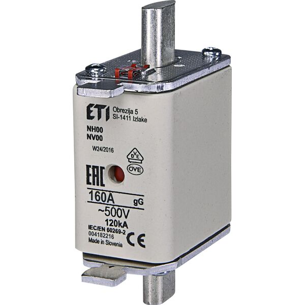 Eti-Polam Wkładka bezpiecznikowa KOMBI NH00 160A gG/gL 500V WT-00 (004182216) 3344935 3838895353676