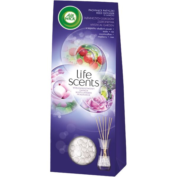 Air Wick Air Wick Pachnące Patyczki Tajemnicze Ogrody z Dzieciństwa 30 ml 1620354 5900627062687