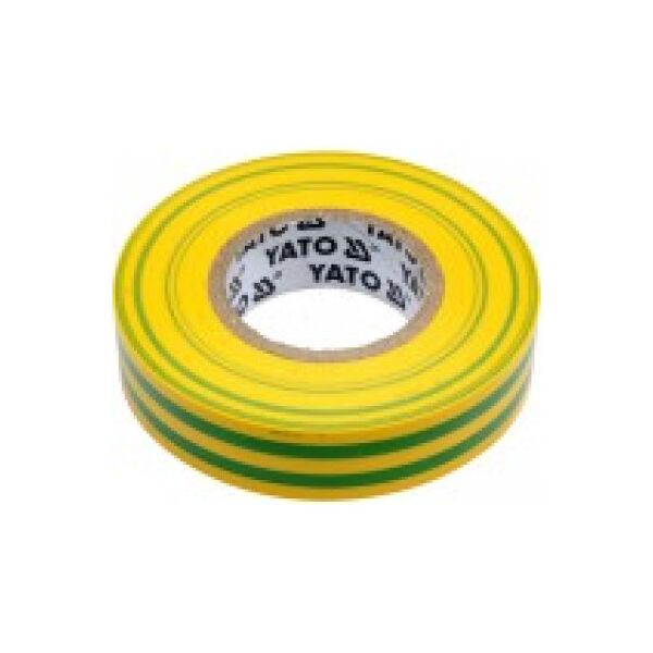 Yato Taśma elektroizolacyjna 15x0,13mm 20m PVC, izolacja-max 40kV żółto-zielona - YT-81593 3073891 5906083815935