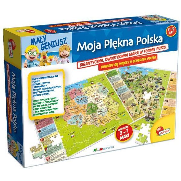 Lisciani Mały Geniusz Moja Polska - 42043 801714 8008324042043