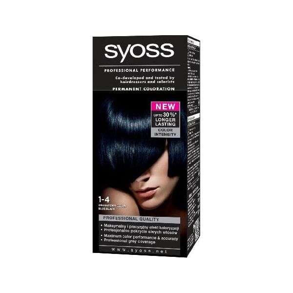 Syoss Farba do włosów Granatowa Czerń nr 1-4 888774 9000100633000