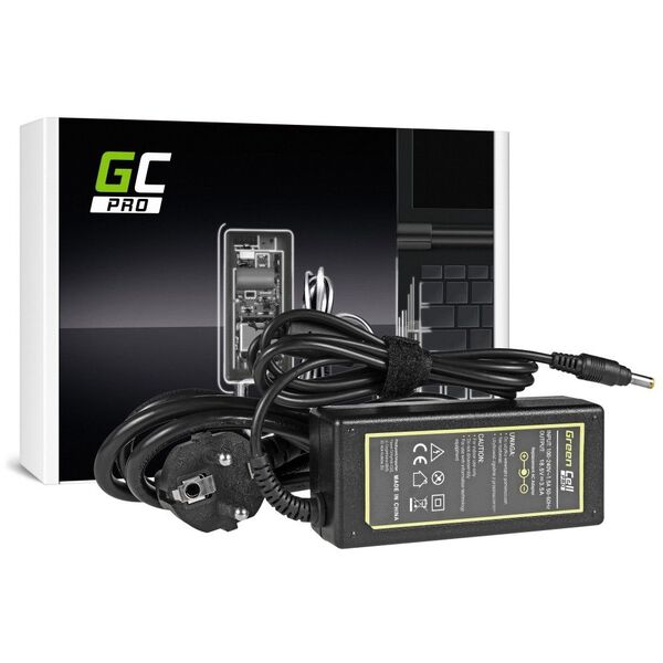Zasilacz do laptopa Green Cell 65 W, 1.7 mm, 3.5 A, 18.5 V (AD11-P)