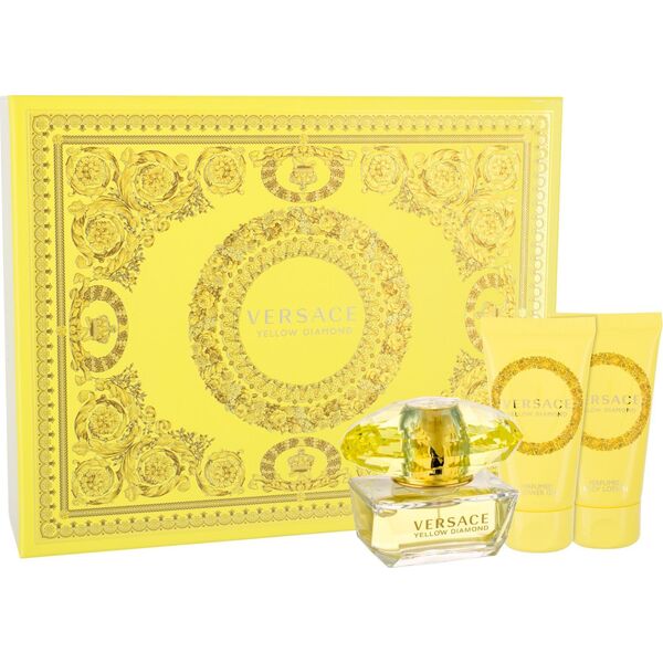 Versace Yellow Diamond W 50 Edt 50ml + 50ml Balsam + 50ml Żel pod prysznic