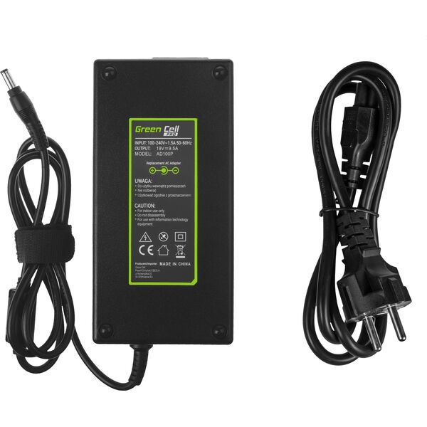 Zasilacz do laptopa Green Cell 180 W, 2.5 mm, 9.5 A, 19 V (AD100P)