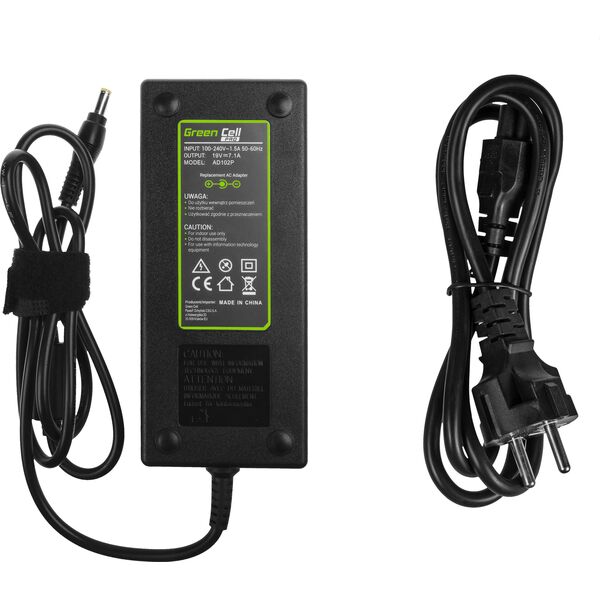 Zasilacz do laptopa Green Cell 130 W, 1.7 mm, 7.1 A, 19 V (AD102P)