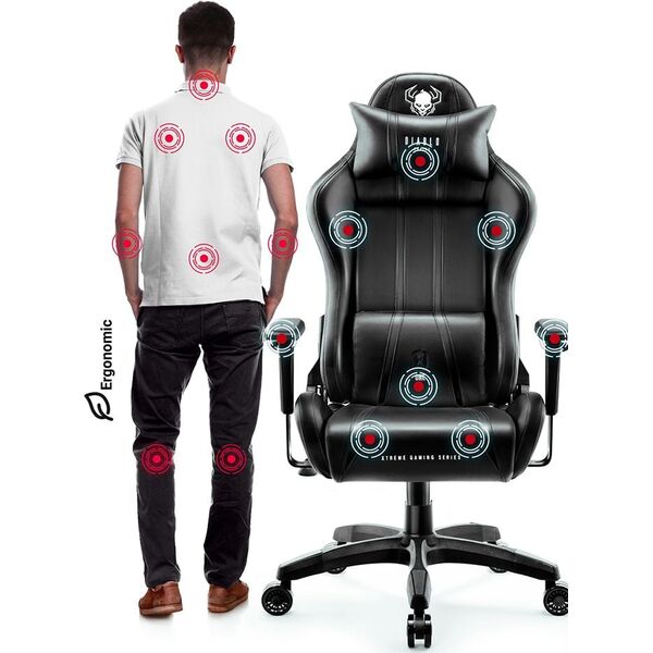 Fotel Diablo Chairs X-One 2.0 King Czarny