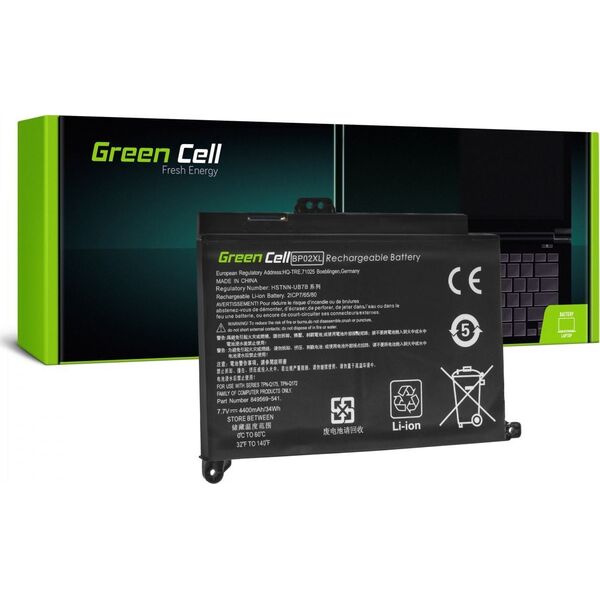 Bateria Green Cell BP02XL HP Pavilion (HP150)