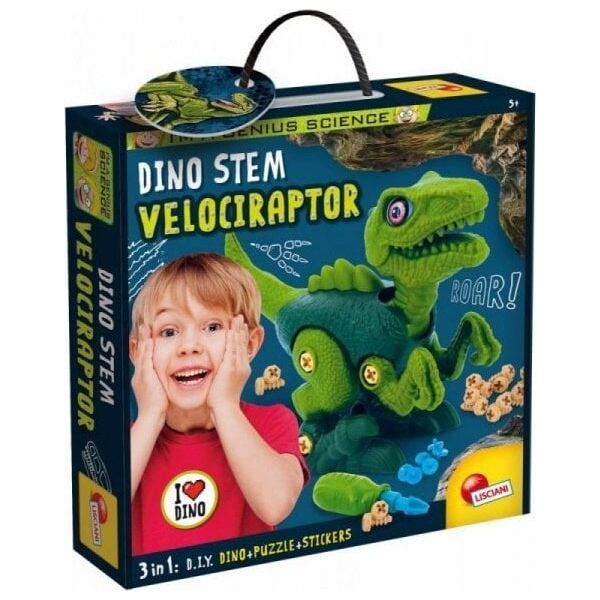 Lisciani LISCIANI I"M A GENIUS DINO STEM VELOCIRAPTOR