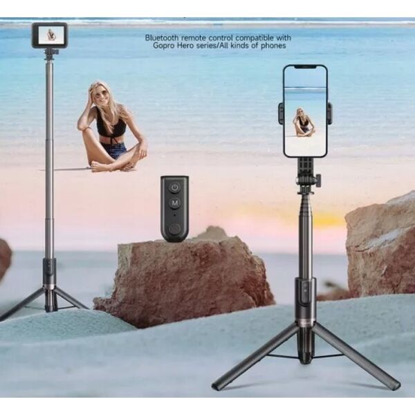 Telesin Statyw Selfie Stick + Pilot do GoPro HERO 11 10 9 8 i MAX / Telesin / TE-RCSS-003