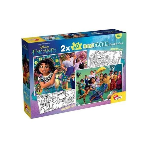 Lisciani LISCIANI DISNEY PUZZLE DF MAXIFLOOR 2 X 60 ENCANTO