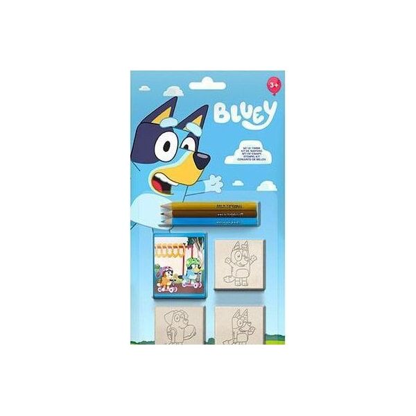 Multiprint MULTIPRINT BLUEY PIECZĄTKI BLISTER 3 SZT.