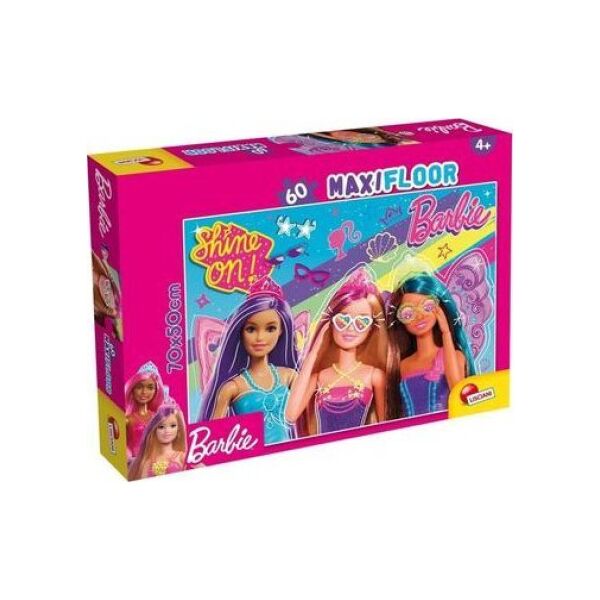 Lisciani LISCIANI BARBIE PUZZLE MAXIFLOOR 60