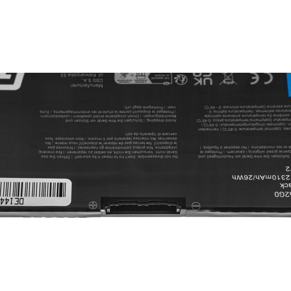 Bateria Green Cell GREEN CELL battery F62G0 for Dell Inspiron 13 7380. Vostro 5370 11.4V 2310mAh