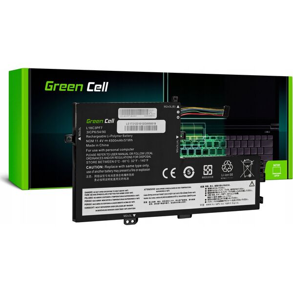 Bateria Green Cell GREEN CELL battery L18C3PF7 11.4V 4500mAh for Lenovo IdeaPad C340-14 S340-15