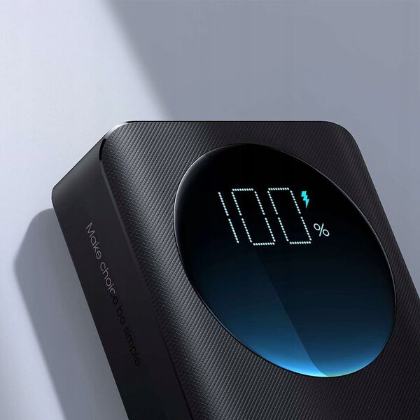 Powerbank Joyroom Joyroom JR-PBF02 30W 20000mAh + kabel USB-A - USB-C 0.25m czarny