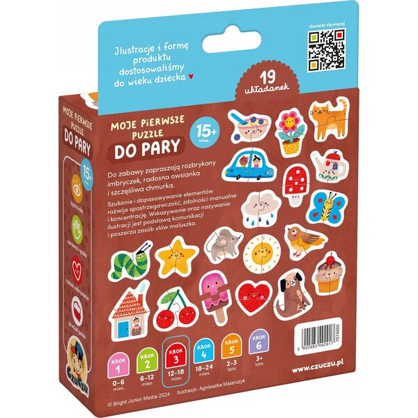 Czuczu Układanka Moje pierwsze puzzle - Do pary