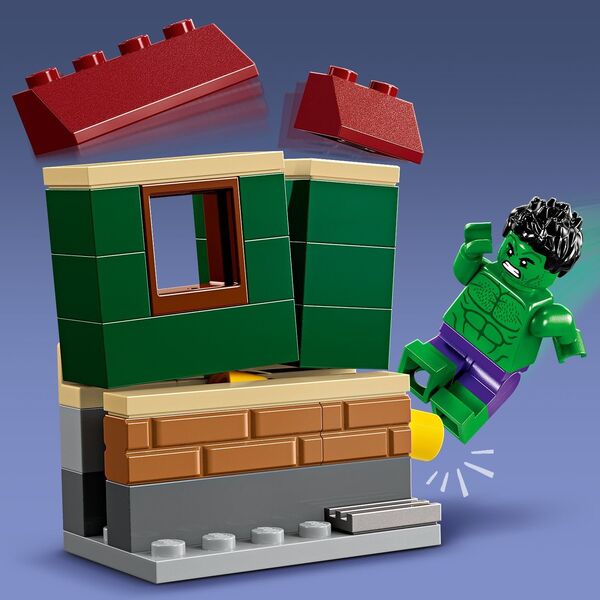 LEGO Super Heroes Marvel Iron Man z motocyklem i Hulk (76287)