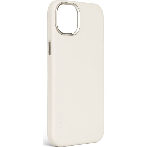 Decoded Decoded Leather Backcover for iPhone 15 Pro Clay