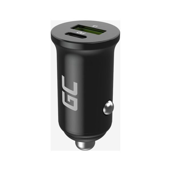 Ładowarka Green Cell Ładowarka samochodowa Green Cell PowerRide Nano 38W USB-C USB-A Power Delivery 3.0 z szybkim ładowaniem Ultra Charge