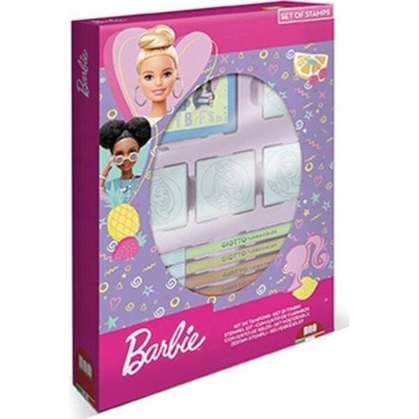 Multiprint MULTIPRINT BARBIE PIECZĄTKI BOX 4 SZT