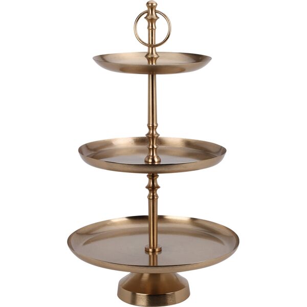 Home Styling Collection Metalowa patera 3 poziomy, 50 cm