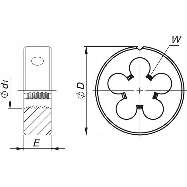 Fanar NARZYNKA UNF  1/4-28 DIN-22568 (2A) HSS 800