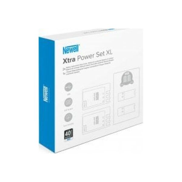 Zestaw ładowarka dwukanałowa Newell DL-USB-C i dwa akumulatory NP-F570 do Sony