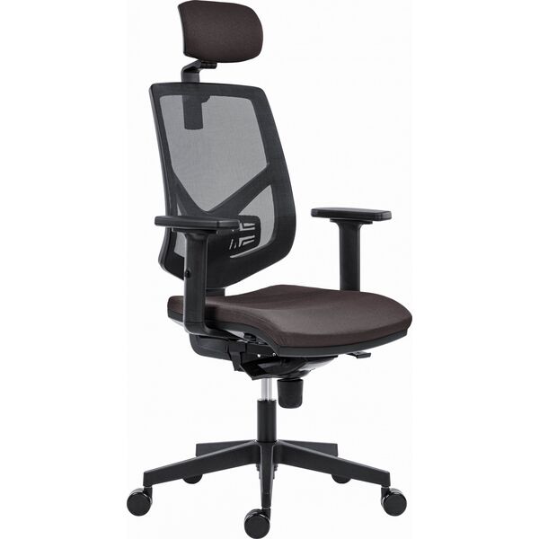 Krzesło biurowe Powerton Powerton Ergonomiczny fotel biurowy Tina, Szary
