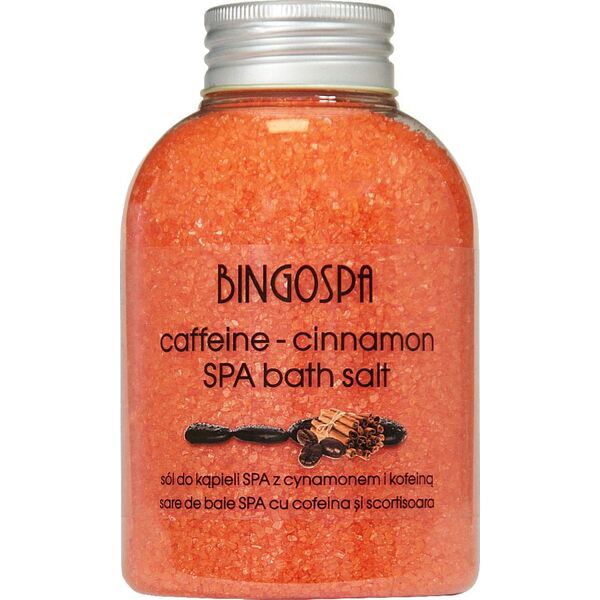 BingoSpa Sól do kąpieli SPA cynamon kofeina 600g