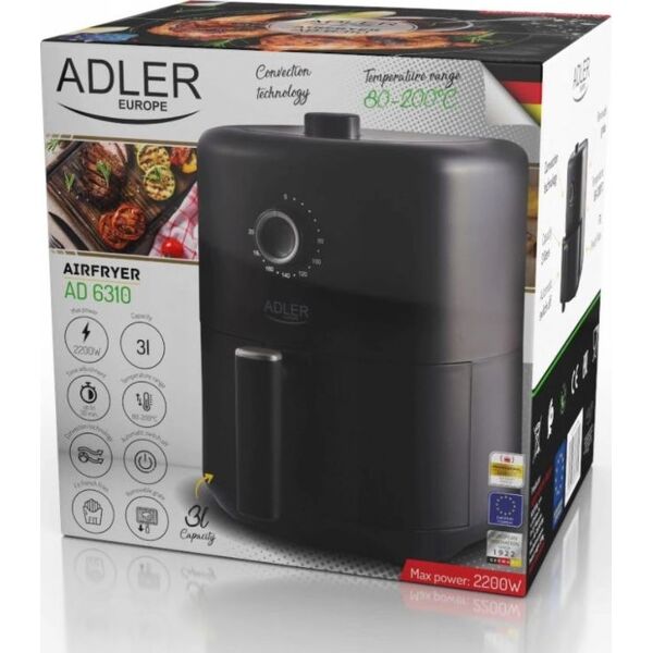Frytkownica beztłuszczowa Adler Airfryer AD 6310