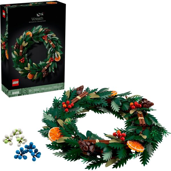 LEGO LEGO Icons Weihnachtskranz  10340