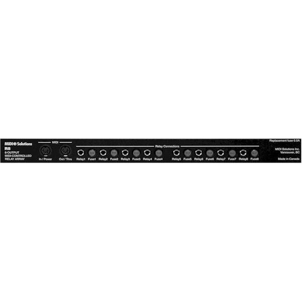 MIDI SOLUTIONS MIDI Solutions- F8 Footswitch / MIDI Converter