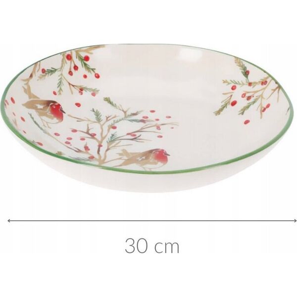 Home Styling Collection Świąteczna miska z kamionki, Ø 30 cm