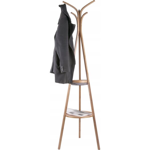 Leitmotiv Wieszak na kurtki NATIVE, bambus, 170 cm