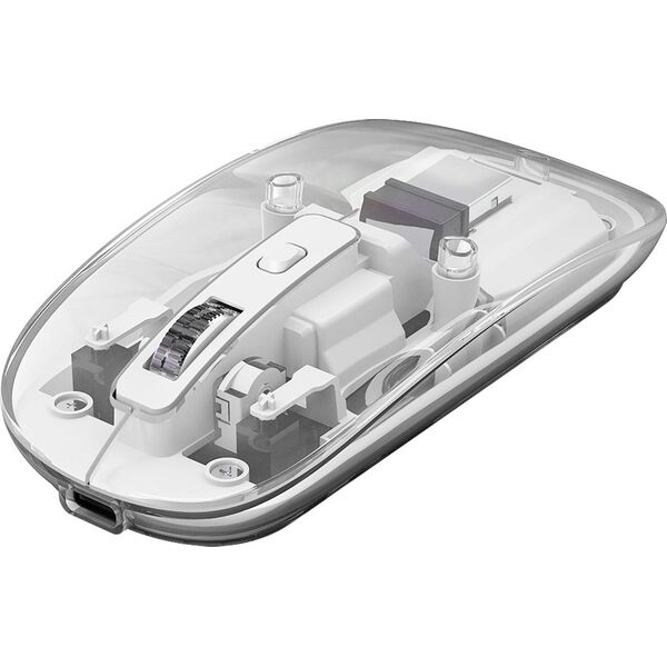 Mysz Marvo Mysz bezprzewodowa, Marvo PRISM B10 White, biała, optyczna, 1600DPI
