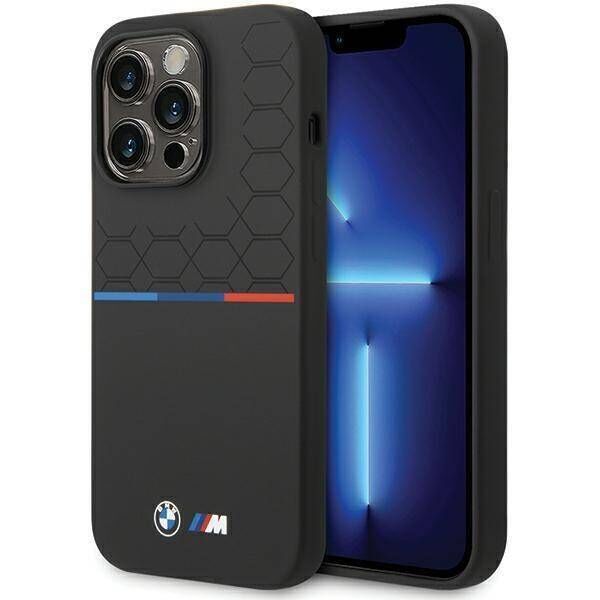 Original Case APPLE IPHONE 15 PRO MAX BMW Silicone Pattern (BMHCP15X22SMPK) black 3666339144340