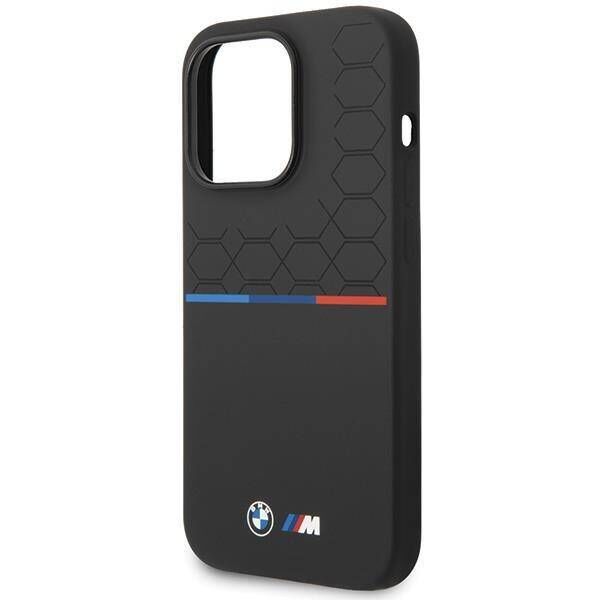 Original Case APPLE IPHONE 15 PRO MAX BMW Silicone Pattern (BMHCP15X22SMPK) black 3666339144340
