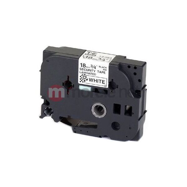 Brother Laminated ταινία λευκή με μαύρη εκτύπωση TZSE4 18 mm TZSE4 129889 4977766692243