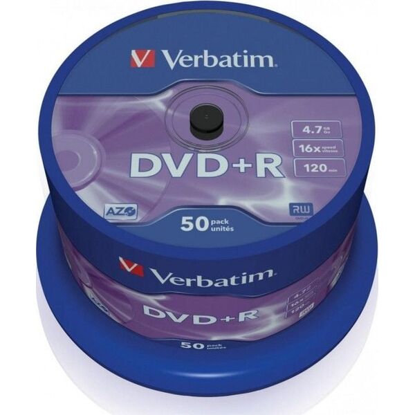 Κατά λέξη DVD+R 4,7 GB 16 x 50 τεμάχια (43550) 18270 23942435501