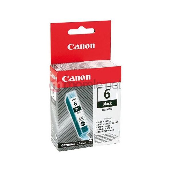 Κασέτα μελάνης Canon BCI6Bk BLACK (BJC 8200,S800) ( 4705A002 ) 227726 8714574926674
