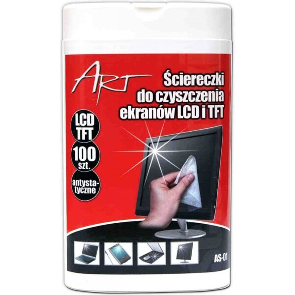 Μαντηλάκια Art Wet για οθόνες LCD/TFT 100 τμχ (AS-01) 294839 5907078655413