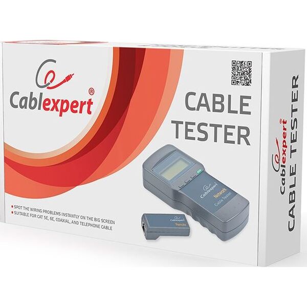 Ελεγκτής καλωδίων δικτύου Gembird Digital Cat. 5E/6E (NCT-3) 412780 8716309065689