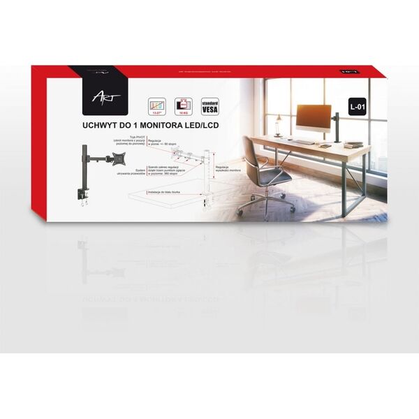 Θήκη Art Desk για οθόνη 13" - 27" L-01 (RAMART L-01) 420950 5901812012180