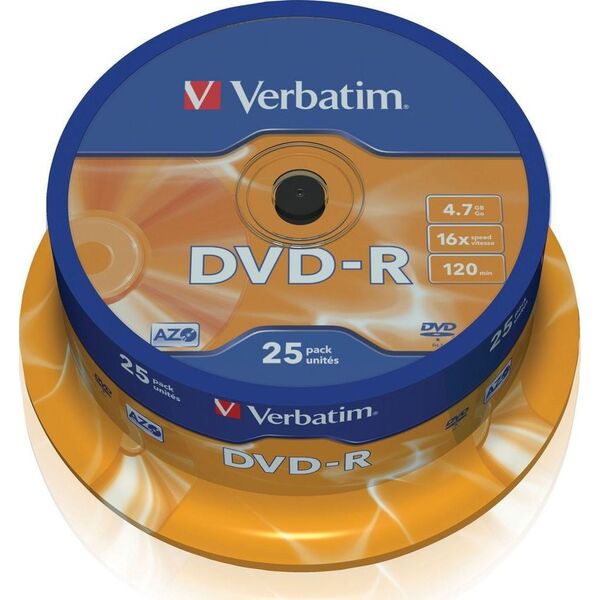 Κατά λέξη DVD-R 4,7 GB 16 x 25 τεμάχια (43522) 6037 23942435228