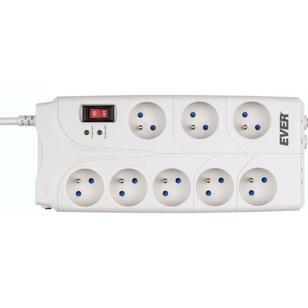 Πολύπριζο Ever Home 8 πρίζες 2 m λευκό (T/LZ05HOM019/0000) 514299 5907683602345