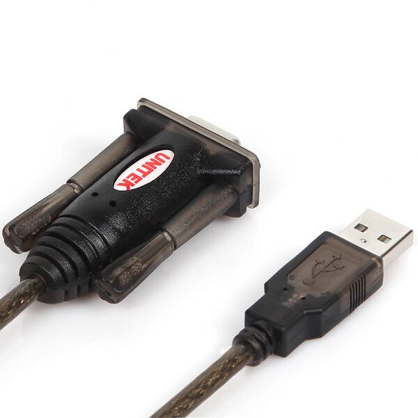 Unitek USB-A - RS-232 Καλώδιο USB 1,5 m Μαύρο (USBTS9P) 541374 4894160000002