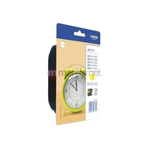 Αυθεντικό μελάνι Brother LC125XLY (κίτρινο) 544099 4977766714044