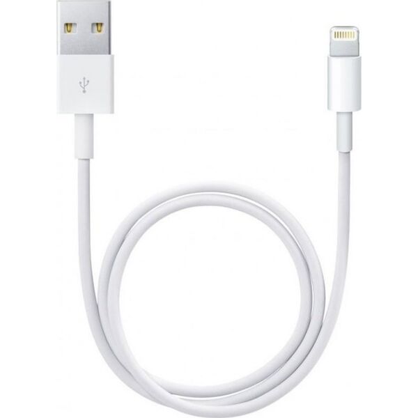 Apple USB-A - Καλώδιο Lightning 0,5 m Λευκό (ME291ZM/A) 555371 885909707973